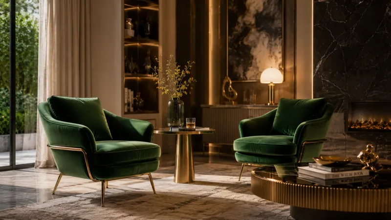 Modern Lounge Armchairs: Where Comfort Meets Luxury in High-End Living Spaces