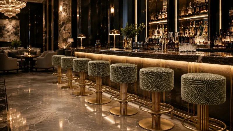 More Than a Seat: How to Choose the Right Luxury Bar Stool for Hospitality Spaces