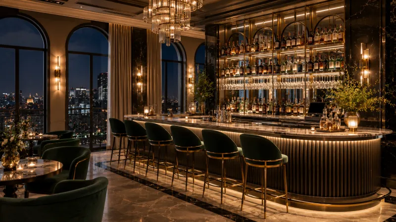 The Art of Arrival: Luxury Bar Counters That Set the Tone for Exceptional Dining