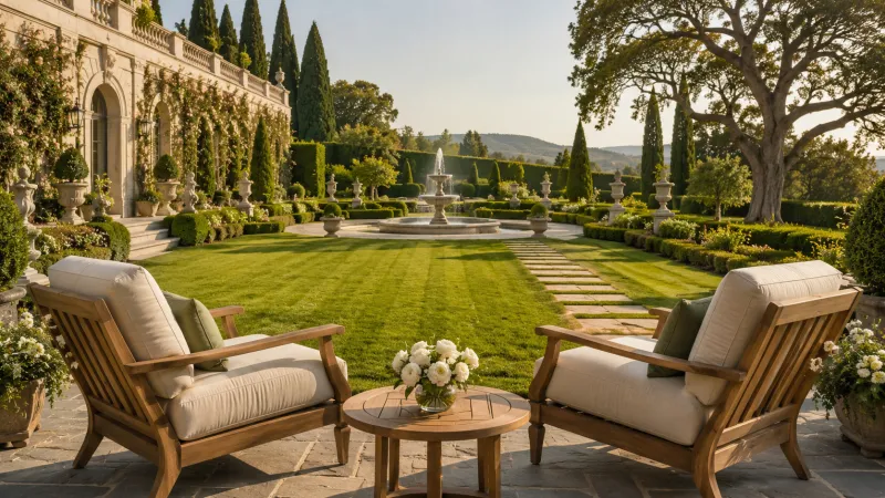 The Art of Lawn Seating: How Refined Chairs Shape Luxury Garden Landscapes