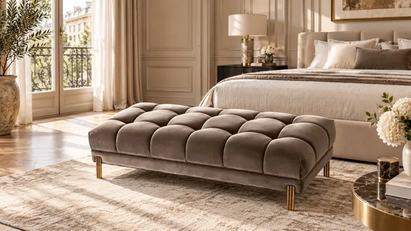 The Art of Sitting Beautifully: Upholstered Bench Designs Where Comfort Meets Craftsmanship