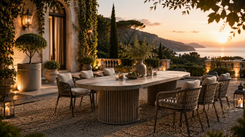 The Garden Begins at the Table: Why Luxury Outdoor Tables Are the Heart of Elegant Outdoor Living