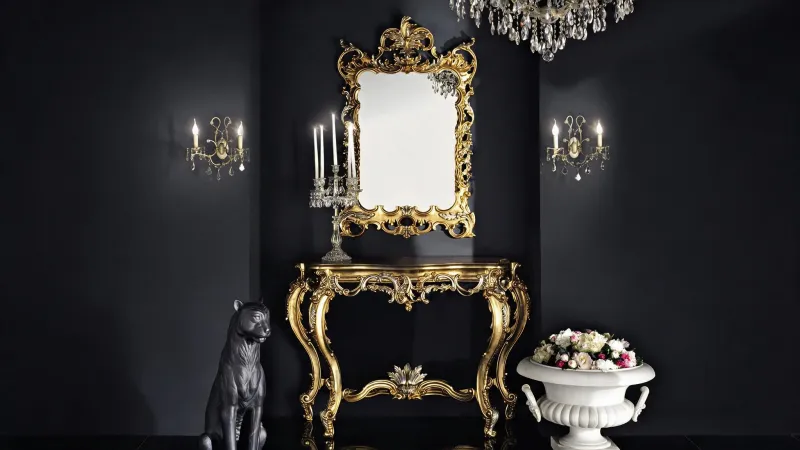 The Grand Entrance Edit: Choosing a Baroque Mirror Console Set for Timeless Impact