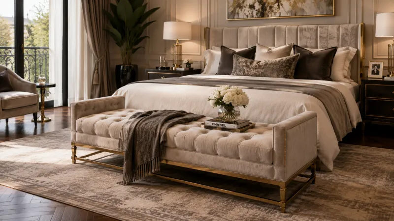 The One Piece Luxury Designers Never Forget: Why Upholstered Benches Complete Every Elegant Interior