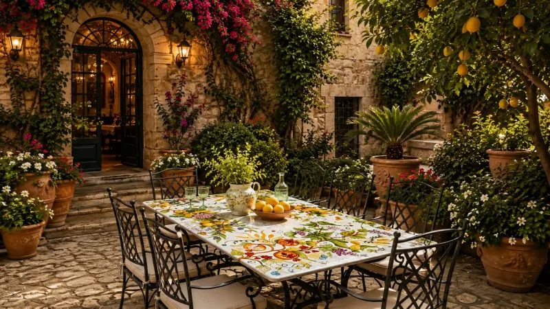 Where Elegance Meets the Outdoors: Luxury Dining Tables for European Terraces