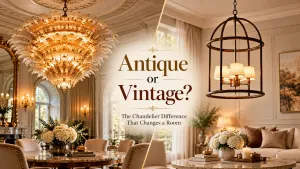 Antique or Vintage? The Chandelier Difference That Changes a Room