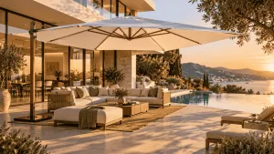 Why Large Outdoor Parasols Are Becoming Architectural Features in Luxury Design
