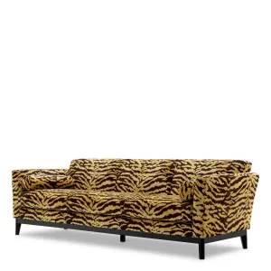 Luxus Designer-Sofa mit Tigerprint für moderne, ausdrucksstarke Wohnzimmer von Luxury Group International