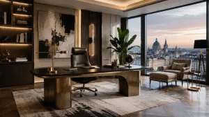 Commanding Elegance: Luxury Desks That Define Authority in European Home Offices