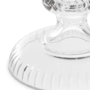 Jarrón de cristal con diseño de cristal tallado y elegantes detalles decorativos - Jarrón de flores de lujo Vista detalle por Luxury Group International