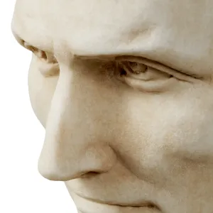 Elegante Büste von Julius Caesar - Marmor Antike Dekorative Skulptur Detailansicht von Luxury Group International