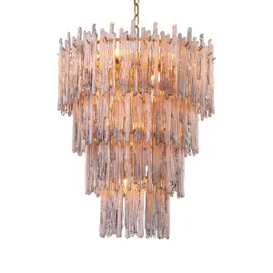 Luxus Murano Glas Kronleuchter mit kaskadierendem künstlerischem Design von Luxury Group International