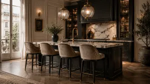 Elevating Elegance: Height Chairs That Perfectly Balance Luxury Kitchen Interiors