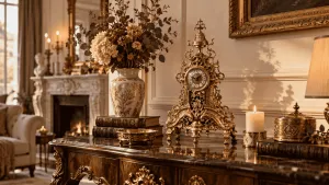 How to Style a Vintage Table Clock for Consoles, Dressers & Mantels
