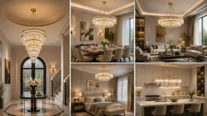 Illuminer Chaque Espace avec Élégance : Guide Pièce par Pièce pour Choisir des Lustres de Luxe