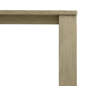 Luxury Aged Teak Outdoor Dining Table 240 cm for Garden Dining Inside View by Luxury Group International
