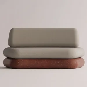 Luxury Armless Outdoor Lounge Sofa with Solid Concrete Base - Luxury Hotel Furniture - Garden Sofa by Luxury Group International