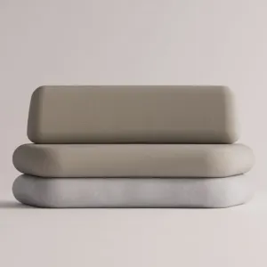 Luxury Armless Outdoor Lounge Sofa with Solid Concrete Base - Luxury Hotel Furniture - Garden Sofa by Luxury Group International