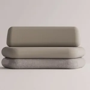 Luxury Armless Outdoor Lounge Sofa with Solid Concrete Base - Luxury Hotel Furniture - Garden Sofa by Luxury Group International