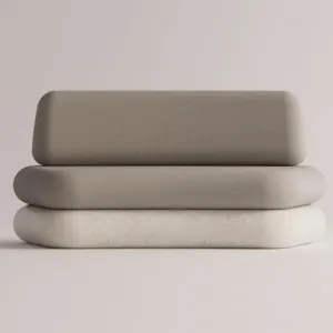 Luxury Armless Outdoor Lounge Sofa with Solid Concrete Base - Luxury Hotel Furniture - Garden Sofa by Luxury Group International