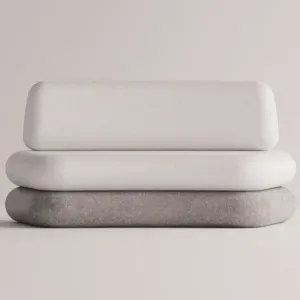 Luxury Armless Outdoor Lounge Sofa with Solid Concrete Base - Luxury Hotel Furniture by Luxury Group International
