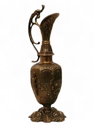 Luxus Barock Bronzevase mit Kannen-Ausguss & Skulptiertem Griff – Luxusvasen von Luxury Group International