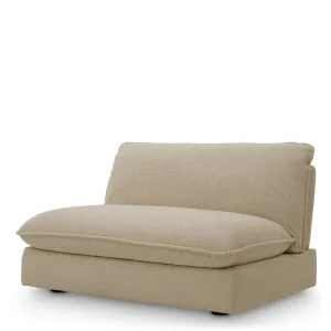 Luxus Beige Mittelmodul für moderne modulare Sofakonfigurationen von Luxury Group International