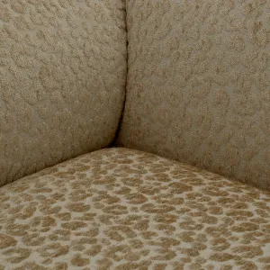 Luxus Beige Texturiertes Geschwungenes Sofa für Designer-Wohnzimmer Detailansicht von Luxury Group International
