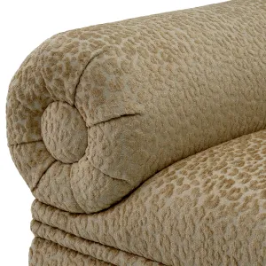 Luxus Beige Texturiertes Geschwungenes Sofa für Designer-Wohnzimmer Detailansicht von Luxury Group International