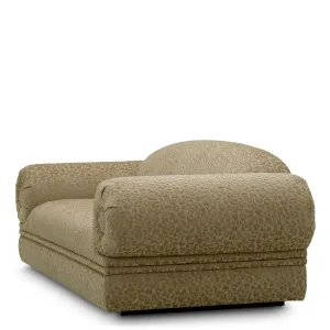 Luxus Beige Texturiertes Geschwungenes Sofa für Designer-Wohnzimmer Seitenansicht von Luxury Group International