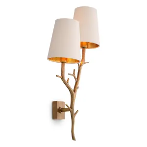 Applique Murale Branche de Luxe – Applique Double Abat-Jour Or Style Arbre Design par Luxury Group International