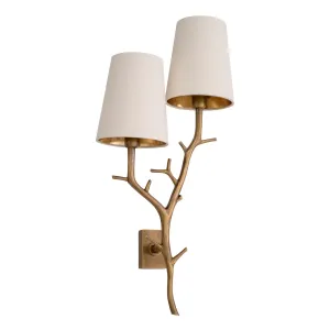 Applique Murale Branche de Luxe – Applique Double Abat-Jour Or Style Arbre Design Vue de face par Luxury Group International