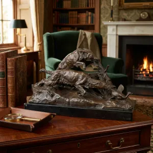 Sculpture de Canard en Bronze de Luxe Vue lifestyle par Luxury Group International