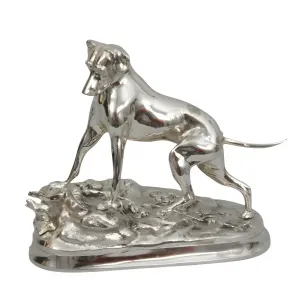 Luxus Bronze Jagdhund mit Kaninchen Skulptur in drei verschiedenen Ausführungen von Luxury Group International
