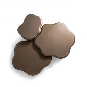 Tavolino da Caffè Scultoreo Multi-Livello in Bronzo di Lusso - Tavolino da Caffè di Lusso Vista dall'alto di Luxury Group International