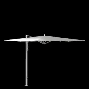 Parasol déporté de luxe avec toile rectangulaire élégante pour espaces extérieurs Vue de côté par Luxury Group International