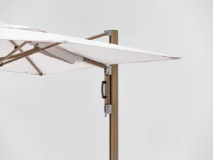 Parasol Octogonal à Mât Latéral et Bras Cantilever de Luxe pour Terrasses et Bords de Piscine Modernes Vue détaillée par Luxury Group International