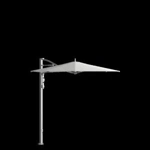 Parasol Octogonal à Mât Latéral et Bras Cantilever de Luxe pour Terrasses et Bords de Piscine Modernes Vue de côté par Luxury Group International
