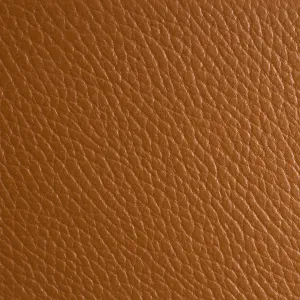 Luxury Cognac Brown Leather and Gold Metal Tray Bar Side Table - Luxury Side Table Detail View by Luxury Group International