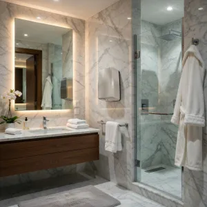 Luxury Eco-Jet Automatic Hand Dryer with UV-C Sanitisation & Adjustable Airflow Technology Front View by Luxury Group International