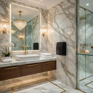 Luxury Eco-Jet Automatic Hand Dryer with UV-C Sanitisation & Adjustable Airflow Technology Lifestyle View by Luxury Group International
