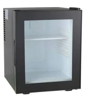 Luxury Glass Door Mini Bar Cabinet with Energy-Efficient Thermoelectric Cooling System - 28 Litre Front View by Luxury Group International
