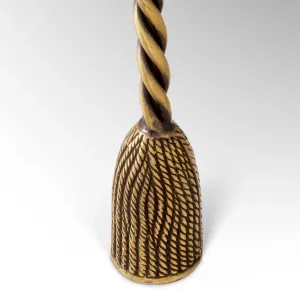 Luxus Goldener Seil-Displayständer mit Marmorböden – 62 cm - Luxus Hotelmöbel Detailansicht von Luxury Group International