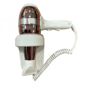 Luxury Hair Dryer with Integrated Shaver Socket & Stainless Steel Body by Luxury Group International