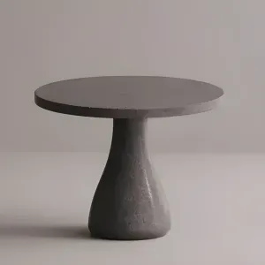 Luxury Handcrafted Round Concrete Pedestal Dining Table for Modern Interiors by Luxury Group International