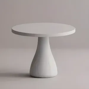 Luxury Handcrafted Round Concrete Pedestal Dining Table for Modern Interiors by Luxury Group International
