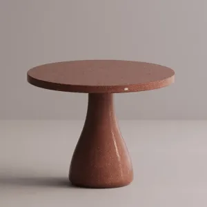 Luxury Handcrafted Round Concrete Pedestal Dining Table for Modern Interiors by Luxury Group International