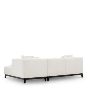 Luxus Elfenbeinweißes Ecksofa in L-Form für moderne Designer-Wohnzimmer Rückansicht von Luxury Group International