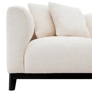 Luxus Elfenbeinweißes Ecksofa in L-Form für moderne Designer-Wohnzimmer Detailansicht von Luxury Group International