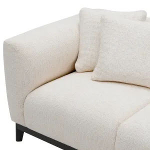 Luxus Elfenbeinweißes Ecksofa in L-Form für moderne Designer-Wohnzimmer Detailansicht von Luxury Group International
